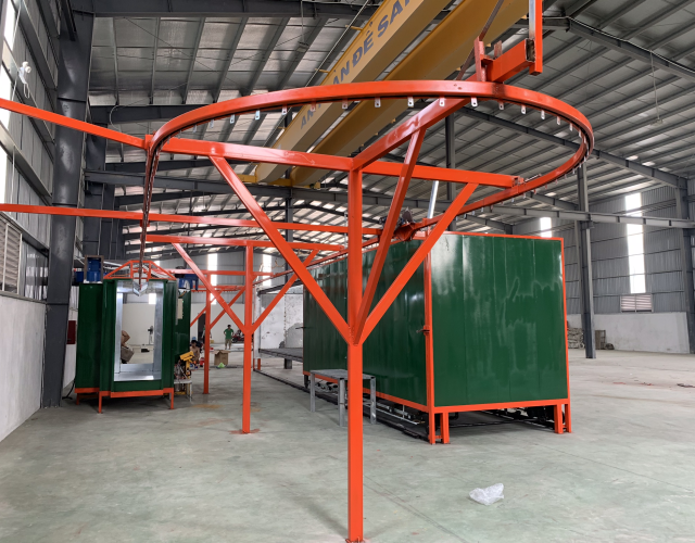 Hệ thống dây chuyền sơn tĩnh điện